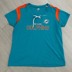 Tie-Front Miami Dolphins T-Shirt